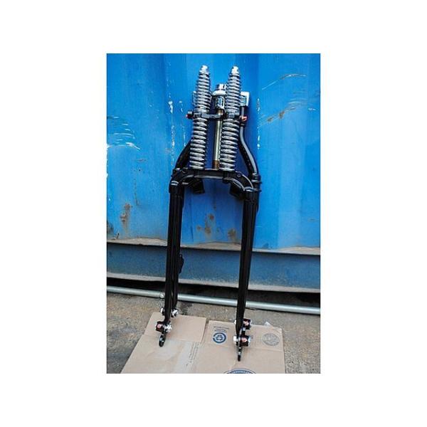 K&amp;W バルカン フロントフォーク バルカン用74スプリンガーフォークKIT カラー ブラック 部品...