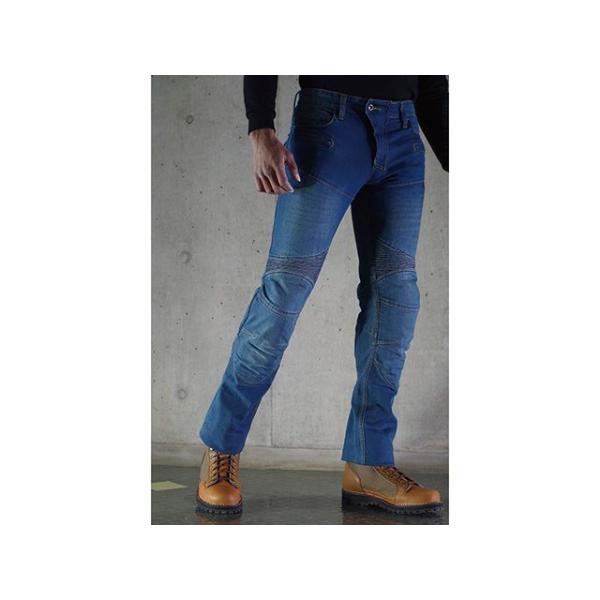 KOMINE パンツ PK-718II スーパーフィットケブラーデニムジーンズ カラー インディゴブ...