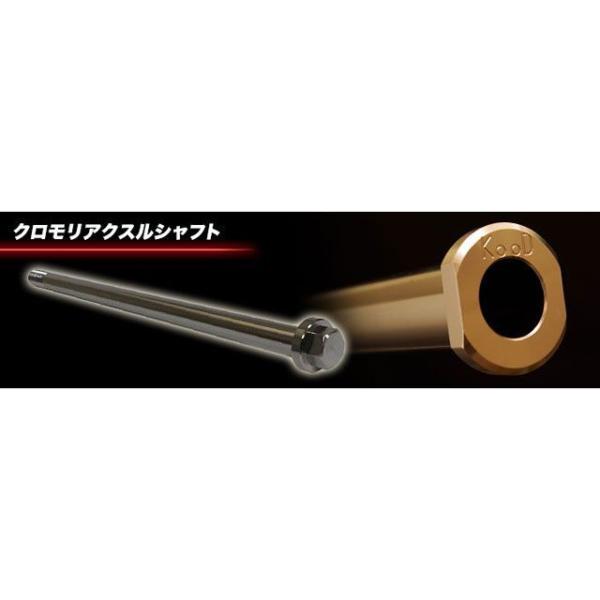 正規品／KOOD ZZR1400 ハブ・スポーク・シャフト フロントアクスルシャフト クード バイク