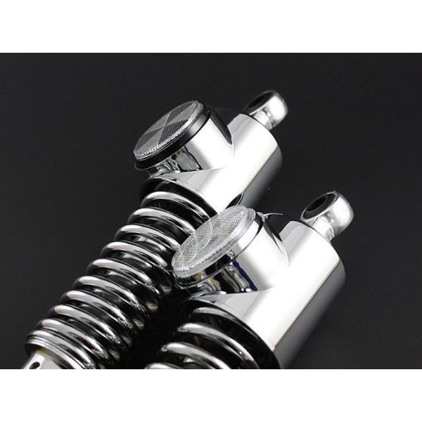 PMC Z1/Z2 リアサスペンション関連パーツ 標準型 リアショック スプリング クロームメッキ ...