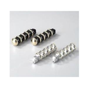 KUSTOM TECH ハーレー ステップ ヴィンテージ ペグ 仕様 ブラック＆真鍮 カスタムテック