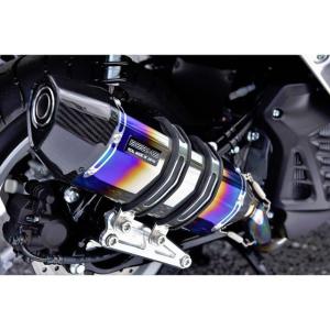 K2-tec NMAX マフラー本体 GP-R STDチタン 出口形状 M1タイプ ケイツー