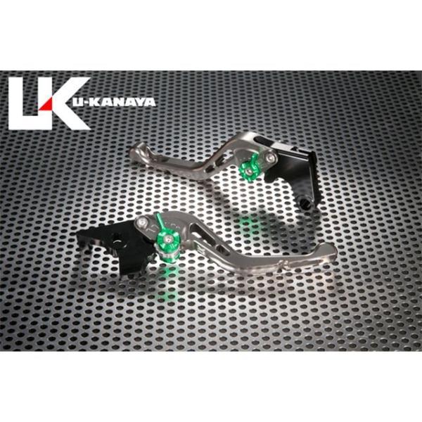 U-KANAYA Z125 Pro レバー GPタイプ アルミ削り出しビレットショートレバー（レバー...