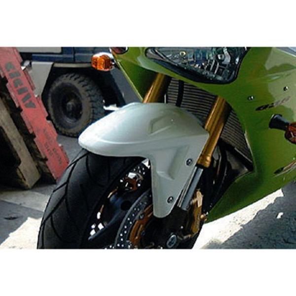 BEET Z1000/ZX-6R/RR フェンダー エアロシャークフェンダー（白ゲル） ビートジャパ...