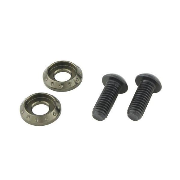 POSH Faith 汎用 その他外装関連パーツ マシンドライセンスプレートホルダーセット（チタン）...