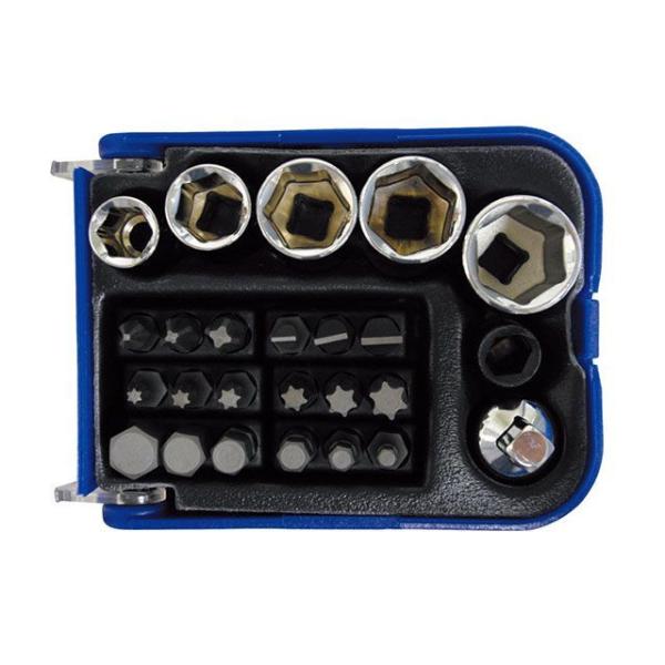 SIGNET ハンドツール 28275 1/4インチヘックスビット&amp;1/4DRソケットセット（25P...