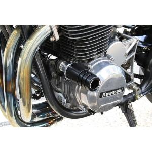 正規品／STRIKER GPz750F ゼファー750 スライダー類 ガードスライダー（オールブラック） ストライカー バイク｜st-ride