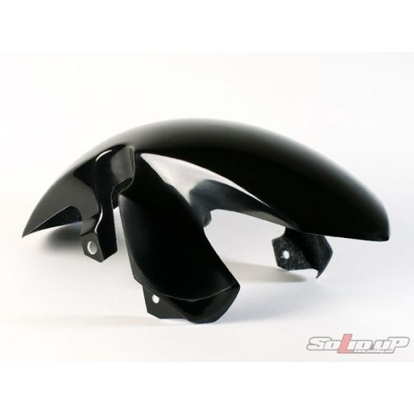SOLID UP グロム フェンダー グロム用 フロントフェンダー 素材 FRP製黒ゲルコート ソリ...