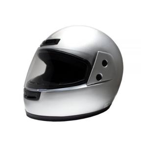 ヘルメット バイク用 フルフェイスヘルメット シルバー BB100 シールド