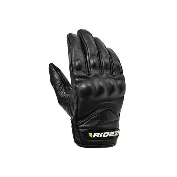 正規品／RIDEZ ライディンググローブ AXION GLOVES BLACK RLG261 バイク...