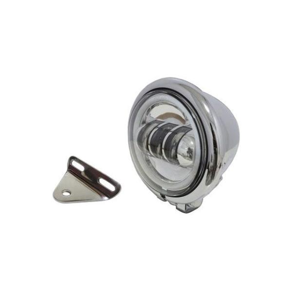 T&amp;F ドラッグスター400 ヘッドライト・バルブ 4.5インチベーツライト（メッキ） プロジェクタ...