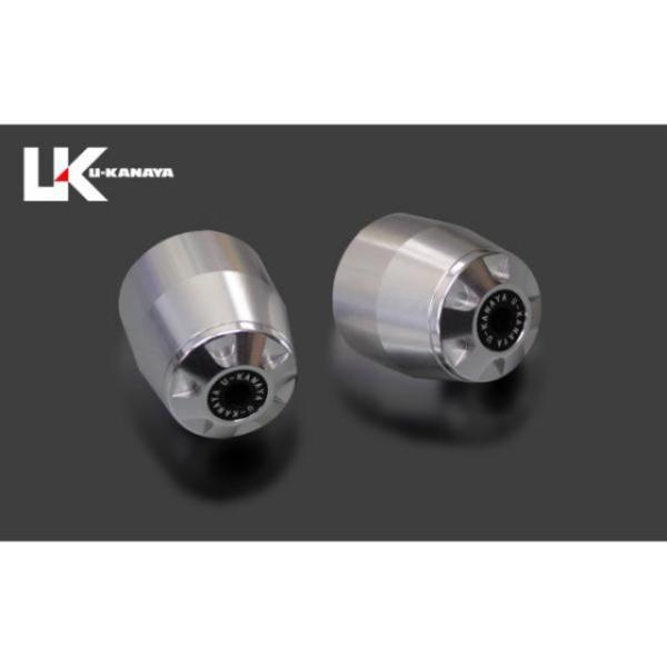 U-KANAYA ニンジャ650 Z650 ハンドル関連パーツ アルミビレットハンドルバーエンド（シ...