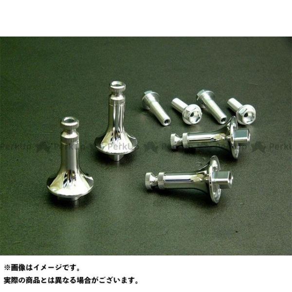 KEINZ 空冷Z系 電装ステー・カバー類 Z系ウインカーショートステー（ハーフポリッシュ）2本セッ...