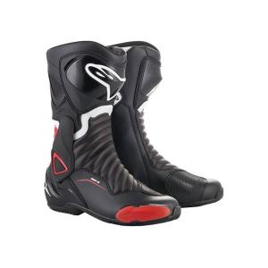 正規品／Alpinestars レーシングブーツ SMX6 ブーツ（ブラック/レッド） サイズ：43 アルパインスターズ バイク｜st-ride