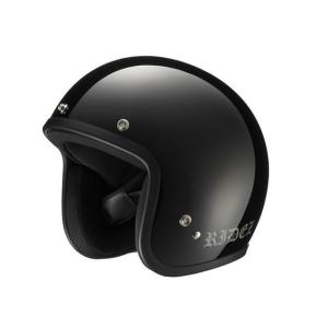 RIDEZ ライズ LX FUSIONZ バイク用 ジェットヘルメット BLACK/RED /XL