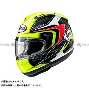Arai フルフェイスヘルメット RX-7X MAZE（メイズ） 蛍光イエロー サイズ：54cm バイク 送料無料 RX-7X 送料無料