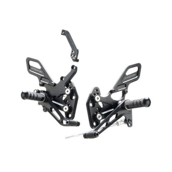 STRIKER GSX-R125 ABS ステップ スペシャルステップキット（ブラックハードアルマイ...