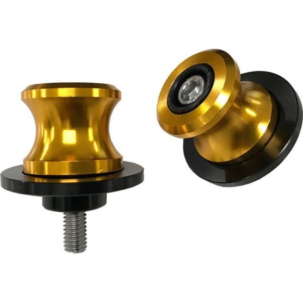 ETHOS Design 汎用 その他ステップ関連パーツ スイングアームスプール 6mm カラー ゴ...