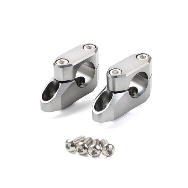 ZETA 汎用 ハンドルポスト関連パーツ バーライズキット 20mmオフセット 大径バー（28.6m...