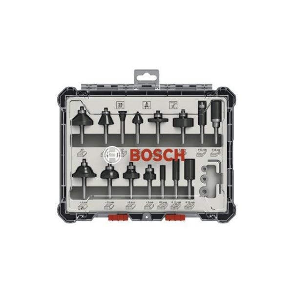 正規品／BOSCH ハンドツール 2607017471 ルーター・トリマービットミックス15P ボッ...