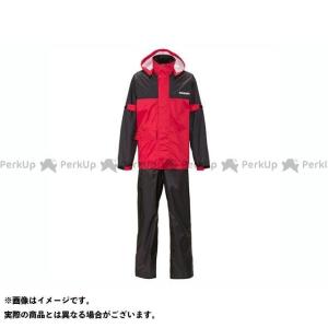 GOLDWIN レインウェア GSM22902 GWS Gベクター3 コンパクトレインスーツ（ブラック×レッド） サイズ XXL ゴールドウイン バ…