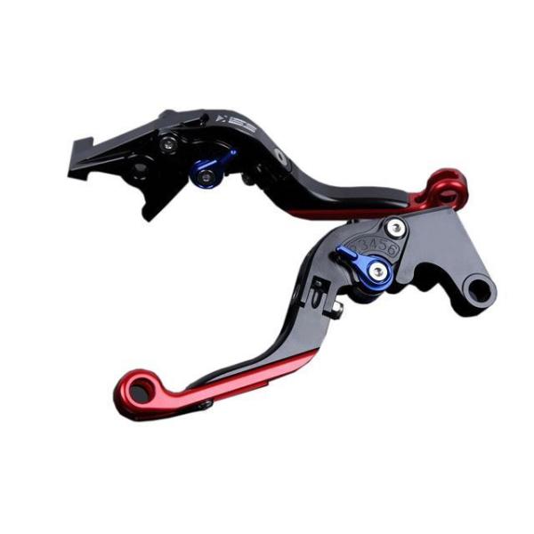 SPEEDRA レバー アルミビレットアジャストレバーセット 可倒延長式（レバー本体：ブラック） ア...