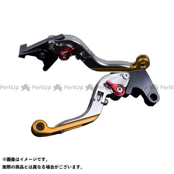 SPEEDRA ZX-6R レバー アルミビレットアジャストレバーセット 可倒延長式（レバー本体：チ...