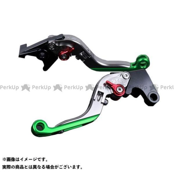 SPEEDRA ZX-6R レバー アルミビレットアジャストレバーセット 可倒延長式（レバー本体：チ...