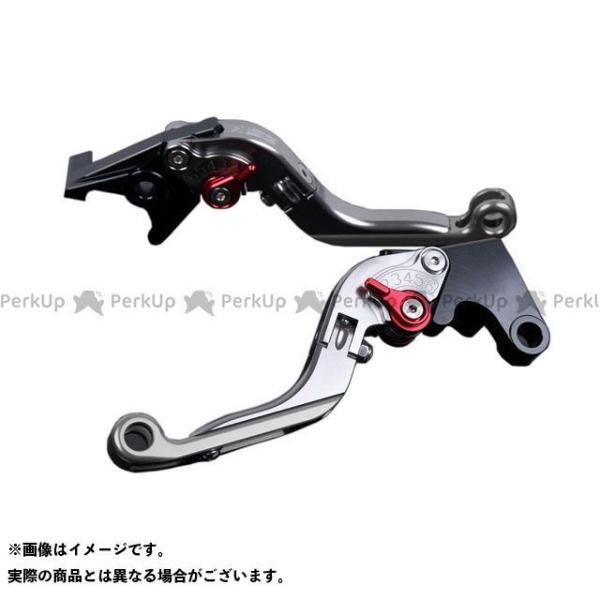 SPEEDRA ZX-6R レバー アルミビレットアジャストレバーセット 可倒延長式（レバー本体：チ...