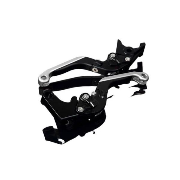 SPEEDRA レバー アルミビレットアジャストレバーセット 可倒延長式（レバー本体：マットブラック...