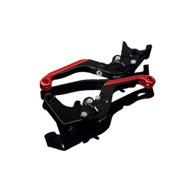 SPEEDRA レバー アルミビレットアジャストレバーセット 可倒延長式（レバー本体：マットブラック...