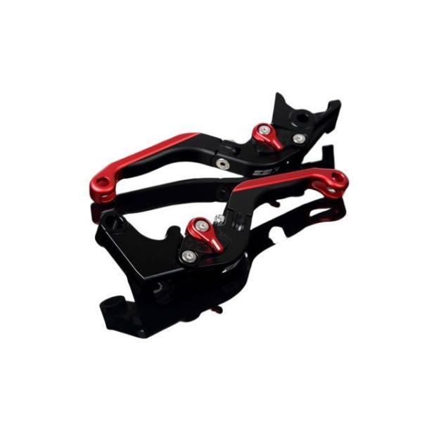 SPEEDRA レバー アルミビレットアジャストレバーセット 可倒延長式（レバー本体：マットブラック...