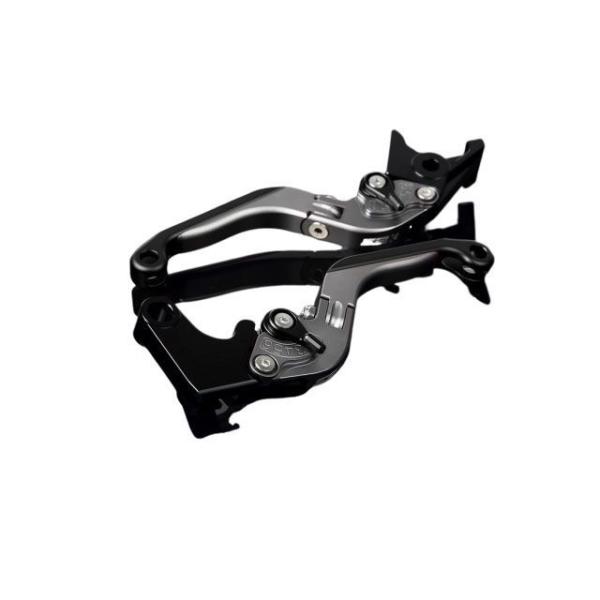 SPEEDRA レバー アルミビレットアジャストレバーセット 可倒延長式（レバー本体：マットチタン）...
