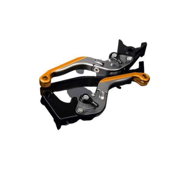 SPEEDRA レバー アルミビレットアジャストレバーセット 可倒延長式（レバー本体：マットチタン）...