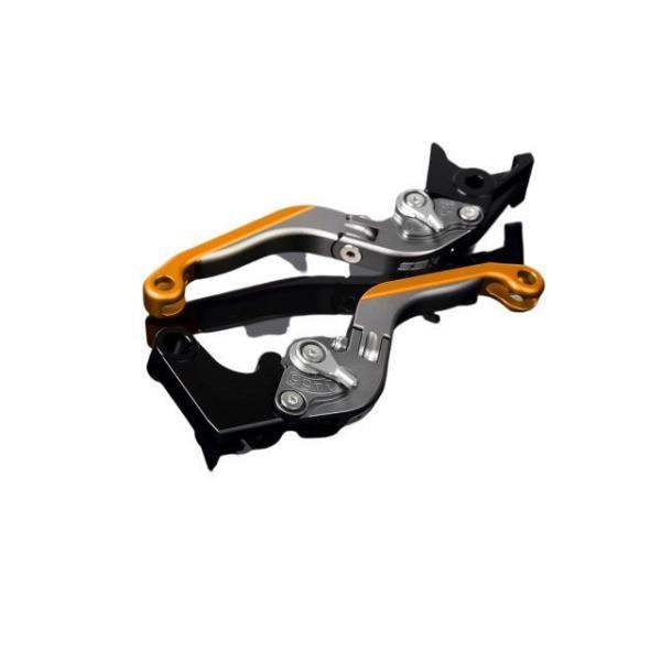 SPEEDRA レバー アルミビレットアジャストレバーセット 可倒延長式（レバー本体：マットチタン）...