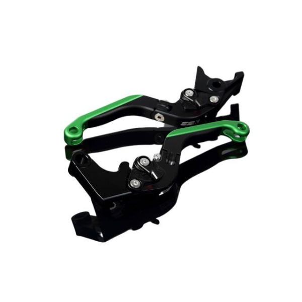 SPEEDRA ZX-6R レバー アルミビレットアジャストレバーセット 可倒延長式（レバー本体：マ...