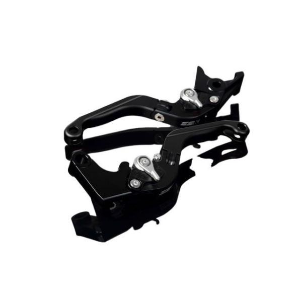 SPEEDRA ZX-6R レバー アルミビレットアジャストレバーセット 可倒延長式（レバー本体：マ...