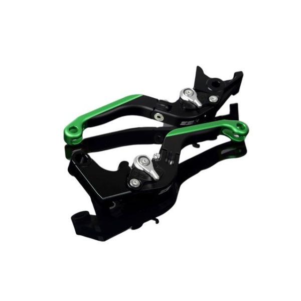 SPEEDRA ZX-6R レバー アルミビレットアジャストレバーセット 可倒延長式（レバー本体：マ...