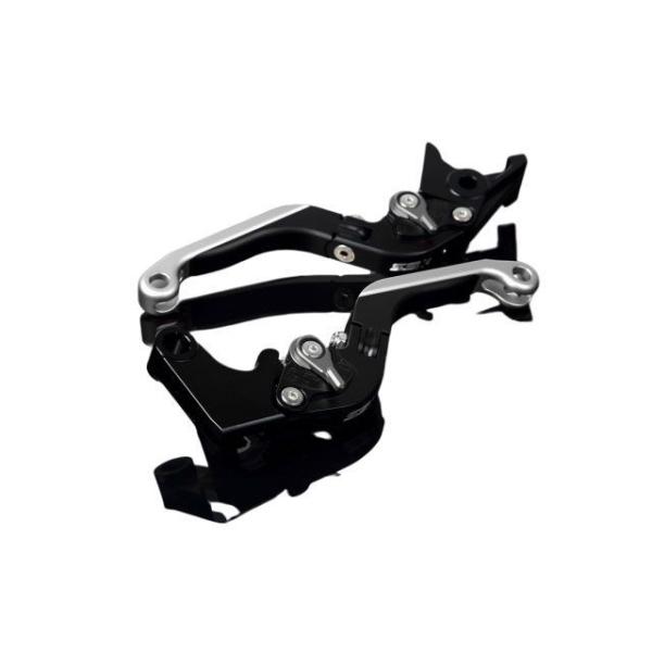 SPEEDRA ZX-6R レバー アルミビレットアジャストレバーセット 可倒延長式（レバー本体：マ...