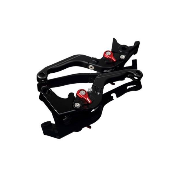 SPEEDRA ZX-6R レバー アルミビレットアジャストレバーセット 可倒延長式（レバー本体：マ...