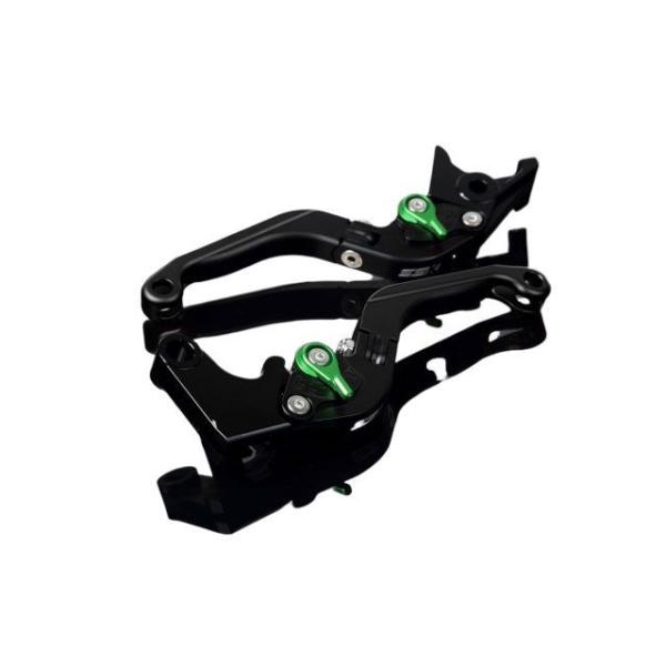SPEEDRA ZX-6R レバー アルミビレットアジャストレバーセット 可倒延長式（レバー本体：マ...