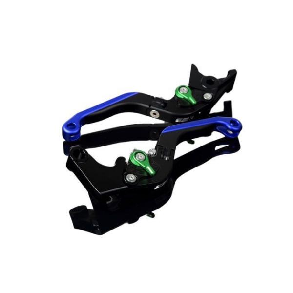 SPEEDRA ZX-6R レバー アルミビレットアジャストレバーセット 可倒延長式（レバー本体：マ...