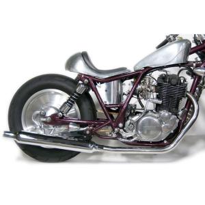 sr400 ペイトンプレイス　メガホンアップマフラー SP-042 ペイトンプレイス Peyton Place スリップオンマフラー メガホン