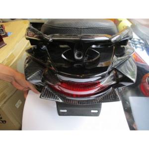 油漢 アドレスV125/G シャークレイテールガーニッシュ カラー カーボン