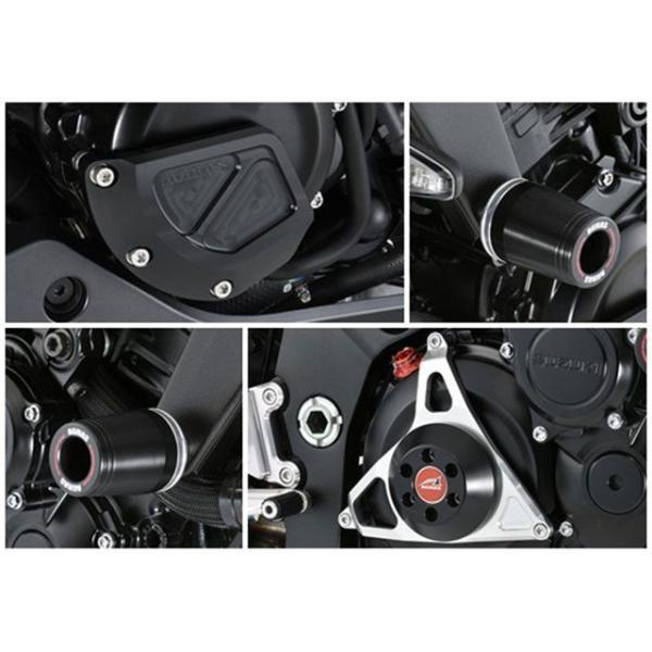 AGRAS GSX-S1000 KATANA スライダー類 レーシングスライダー 4点セット フレー...