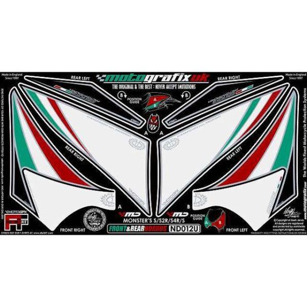 MOTOGRAFIX Monster S/S2R/S4R/S ドレスアップ・カバー ND012U ボ...