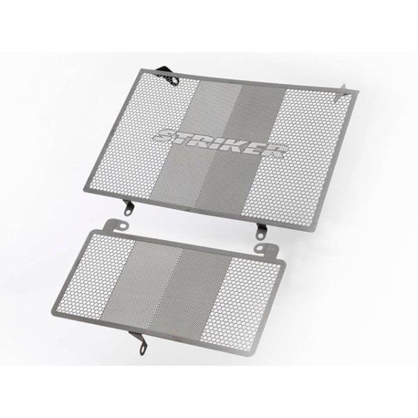 STRIKER GSX1300R隼 ラジエター関連パーツ ラジエターコアガード＆オイルクーラーガード...