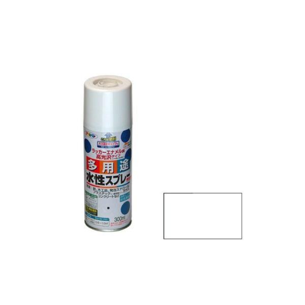 正規品／asahipen 日用品 水性多用途スプレー 300mL（ツヤ消し白） アサヒペン 日用品