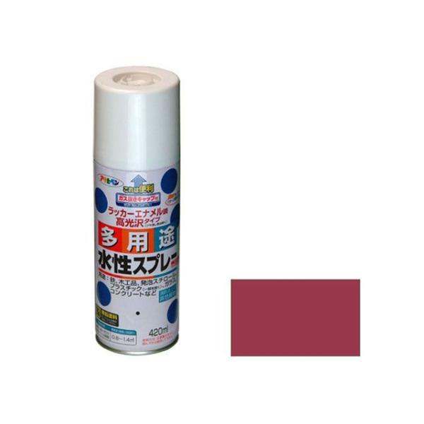 正規品／asahipen 日用品 水性多用途スプレー 420mL（ブリックレッド） アサヒペン 日用...