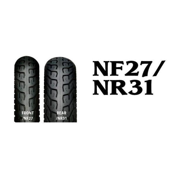 IRC 汎用 オンロードタイヤ NF27 80/100-18 M/C 47P WT フロント アイア...